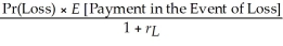 Insurance Premium =   The actuarially fair cost of full insurance =   = $3.81 million