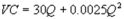 Suppose Kate's Great Crete (KGC) has annual variable costs of   and marginal costs of   ,where Q is the number of cubic yards of concrete it produces per year.In addition,it has an avoidable fixed cost of $50,000 per year.KGC's demand function is   What is KGC's average cost function? A)    B)    C)    D)   