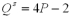 Suppose the market demand function for ice cream is   and the market supply function for ice cream is   ,both measured in millions of gallons of ice cream per year.Suppose the government imposes a $0.50 tax on each gallon of ice cream.The price received by sellers with the tax is A)  $2 B)  $1.50 C)  $1.75 D)  $1.84