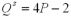 The market demand function for wheat is   and the market supply function is   ,both measured in billions of bushels per year.Suppose the government wants to increase the price of wheat to $3/bushel and they impose a price floor to achieve their goal.What is the size of the aggregate surplus? A)  $4 billion B)  $8 billion C)  $10 billion D)  $12.6 billion