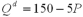 The market demand for milk is   Additionally,suppose that a dairy's variable costs are   (where Q is the number of gallons of milk produced each day) ,its marginal cost is   and there is an avoidable fixed cost of $50 per day.In the long run there is free entry into the market.Suppose the demand for milk doubles.What is the new long-run equilibrium quantity? A)  50 B)  60 C)  100 D)  120