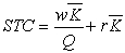 Suppose   in the short-run.The firm's short-run total cost curve is A)    B)    C)    D)    
