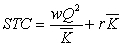 Suppose   in the short-run.The firm's short-run total cost curve is A)    B)    C)    D)    
