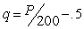 The market for sweet potatoes consists of 1,000 identical firms.Each firm has a short-run total cost curve of STC = 100 + 100q + 100q<sup>2</sup>,and a short-run marginal cost curve of where q is output.What is the equation of an individual firm's short run supply curve in this market? A) B) C) D) for P ≥100, and q=0 otherwise.