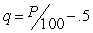 The market for sweet potatoes consists of 1,000 identical firms.Each firm has a short-run total cost curve of STC = 100 + 100q + 100q<sup>2</sup>,and a short-run marginal cost curve of where q is output.What is the equation of an individual firm's short run supply curve in this market? A) B) C) D) for P ≥100, and q=0 otherwise.
