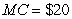 Suppose in a Cournot duopoly that two firms,Firm 1 and Firm 2,face market demand   and both have marginal cost,   The equilibrium output for each firm will be A)    B)    C)    D)    