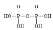 Consider the following structure.   What type of functional group is represented by this structure? A)  phosphoric acid B)  phosphoric anhydride C)  phosphoric ester D)  pyrophosphate anion