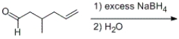 Which of these statements is true concerning the following reaction?   A)  Both the C=C and C=O bonds will be reduced. B)  Only the C=C bond will be reduced. C)  Only the C=O bond will be reduced. D)  Neither the C=C nor C=O bond will be reduced.