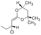 How many stereocenters are present in the following compound?   A)  1 B)  2 C)  3 D)  4