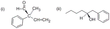 <strong>What are the R/S configurations at the following stereocenters? </strong> A) (i) R (ii) R B) (i) R (ii) S C) (i) S (ii) R D) (i) S (ii) S