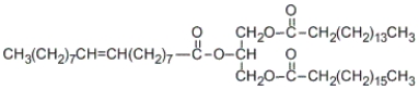 How many stereoisomers are possible for the following triglyceride? (Include all types of stereoisomerism!)    A)  1 B)  2 C)  4 D)  8