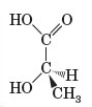 Consider the following ball-and-stick model. Atoms other than carbon and hydrogen are indicated by the chemical symbol of the element.   Which of the following could also be used to specify the geometry of this substance? A)    B)    C)    D)  either a or b E)  a, b or c