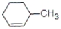 Which of the following alkenes will be the major product when 2-methylcyclohexanol is heated with concentrated sulfuric acid? A)    B)    C)    D)   