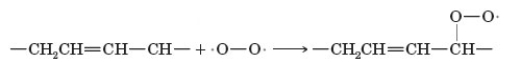 Consider the following step is the autoxidation of a fatty acid.   Which step of the mechanism does this represent? A)  chain initiation B)  chain propagation C)  chain termination D)  None of these, this is an oxidation.