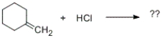 Which of these carbocations is generated as an intermediate in the following reaction?   A)    B)    C)    D)  none of the above