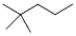 What is the correct IUPAC name for the following compound?   A)  1,1-dimethylpentane B)  2,2-dimethylpentane C)  1,1,1-trimethylbutane D)  4,4,4-trimethylbutane