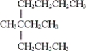 What is the IUPAC name of the compound below?   A)  4-ethyl-4-methyloctane B)  3-methyl-3-propylheptane C)  2-ethyl-2-propylhexane D)  none of these