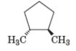 Consider the following ball and stick models.     What do these two representations have in common? A)  dimethyl derivatives of cyclohexane B)  cis isomers C)  trans isomers of different compounds D)  same compound