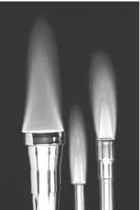 In the image are several types of burners used in many chemistry laboratories.   -Whether these burners use natural gas, propane or butane as a fuel, which of the following is true? A)  The reactions are classified as combustion reactions. B)  The reactions are classified as redox reactions. C)  The reactions are classified as exothermic. D)  All of the these statements are correct.