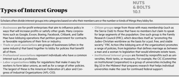   The Family Research Council, which lobbies on behalf of a wide range of policies from gay marriage to estate taxes, is an example of ________. A)  a citizen group B)  a labor organization C)  a single-issue group D)  a trade association