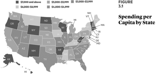   The significant variation in resources at the state level is an argument in favor of A) allowing states more power. B) the Supreme Court justices having the final say on federalism. C) limiting how much power is given to the states. D) competitive federalism.