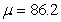 The average magnesium concentration in ground water around Metro City is parts per million (ppm) with a standard deviation of . The table below shows the ground-water magnesium concentrations (ppm) from random sites in a suburb located 15 miles away. At , can it be concluded that the average magnesium concentration in the suburb differs from 86.2 ppm? a. State the hypotheses and identify the claim. b. Find the critical values. c. Compute the test statistic. d. Make a decision. e. Summarize the results.