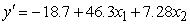 A multiple regression line was calculated in which x<sub>1</sub> was a student's grade point average and x<sub>2</sub> was a student's age. The multiple regression line was calculated as   . If a student has a grade point average of 5.9 and is 20 years old, what is the predicted value of   ? A)  387.2 B)  400.1 C)  421.6 D)  615.5