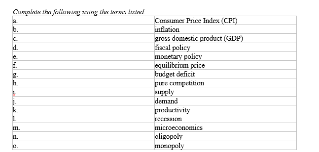 MATCHING   The point where the supply and demand curves meet is the _____.<div style=padding-top: 35px> 