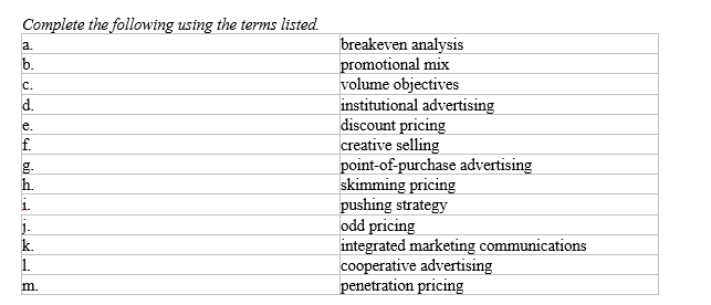 MATCHING   A(n)_____ strategy sets an intentionally high price relative to the prices of competing products.<div style=padding-top: 35px> 