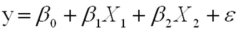 The graph of the prediction equation obtained from the model   is a(n) __________. A) Line B) Plane C) Parabola D) Exponential curve