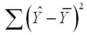 In simple regression analysis,the quantity   is called the __________ sum of squares. A) Total B) Explained C) Unexplained D) Error
