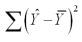 In simple regression analysis,the quantity   is called the __________ sum of squares. A) Total B) Explained C) Unexplained D) Error E) Standard Error