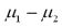  The experiment wise  \alpha  for the 95% individual confidence interval for   (treatment mean 1 - treatment mean 2)will always be smaller than the experiment wise  \alpha  for Tukey's 95% simultaneous confidence interval for   