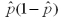 When solving for the sample size needed to compute a 95% confidence interval for a population proportion  p ,having a given error bound  B ,we choose a value of   that makes   as small as reasonably possible.