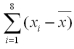 In a study of the factors that affect success in economics,data were collected for 8 business students.Scores on a calculus placement test are given with economics final exam scores.The data are below:   It can be shown that for these data:   = 17.75,   = 70.38,   <sup>2</sup> = 237.50,   <sup>2</sup> = 545.875,   = 140.75 Calculate the sample covariance. A) 17.59 B) 7.93 C) 2.00 D) 33.93 E) 20.11