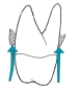 <strong>Which illustration in depicts an overcontoured restoration?</strong> A) B) C)