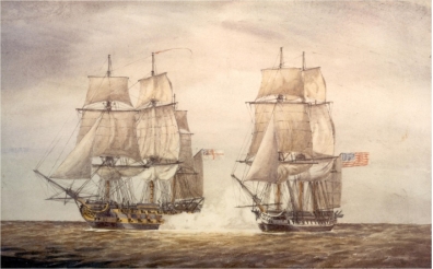   -The image depicts an event that strengthened American demands for war against __________. A)  France B)  Britain C)  Spain D)  Belgium