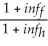 The forward indirect rate = current indirect rate ×   .
