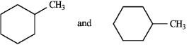 The following structures represent a pair of constitutional isomers.  