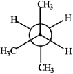 Match the Newman projection for the conformation of 2-methylbutane to the indicated position on the potential energy diagram.   A)  B)  C)   D)  -Conformation B is represented by Roman numeral ____.