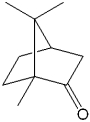 How many chiral centers are there in the following molecule (the naturally occurring stereoisomer is camphor, a pungent moth repellent) ?   A) Two B) Three C) Four D) Five