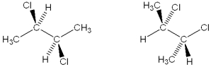 What is the relationship between the following pair of structures?   A) They are enantiomers B) They are diastereomers C) The are constitutional isomers D) They are identical