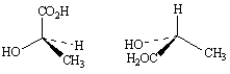 The following two compounds represent a pair of enantiomers.  
