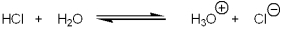 The pK<sub>a</sub> of HCl is -7. What is the value of the equilibrium constant, K<sub>eq</sub>, for the following equilibrium? [The concentration of water in a dilute aqueous solution is 55 M]   A)  1.8 * 10<sup>5</sup>  B)  385  C)  1.8 * 10<sup>-</sup><sup>5</sup>  D)  -1.8* 10<sup>5</sup> 