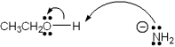 Which of the following terms describes the role of ethanol in the acid-base reaction shown?   A) Brønsted-Lowry acid B) Brønsted-Lowry base C) Lewis acid D) Lewis base