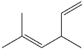 What is the IUPAC name of the following compound?   A) 2-methyl-4-vinyl-2-pentene B) 3,5-dimethyl-1,4-hexadiene C) 2,4-dimethyl-3,5-hexadiene D) 1,1,3-trimethyl-1,4-pentadiene