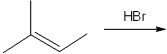 What is (are)  the major organic product(s)  obtained from the following reaction?   1.(R) -2-bromo-3-methylbutane 2) (S) -2-bromo-3-methylbutane 3) 2-bromo-2-methylbutane  A) only 1 B) only 2 C) only 3 D) only 1 and 2