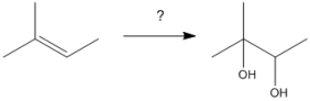 What is the best choice of reagent(s) to perform the following transformation?  