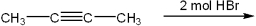 <strong>What is the major organic product obtained from the following reaction? </strong> A)2,3-dibromobutane B)2,2,3,3-tetrabromobutane C)2,3-dibromobutene D)2,2-dibromobutane