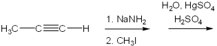 What is the major organic product obtained from the following series of reactions?   A) propanal, CH<sub>3</sub>CH<sub>2</sub>CHO B) 1-propanol, CH<sub>3</sub>CH<sub>2</sub>CH<sub>2</sub>OH C) butanal, CH<sub>3</sub>CH<sub>2</sub>CH<sub>2</sub>CHO D) butanone, CH<sub>3</sub>COCH<sub>2</sub>CH<sub>3</sub>